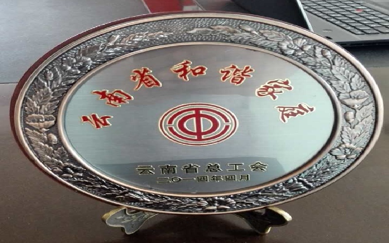 张素华——云南省和谐家庭奖牌