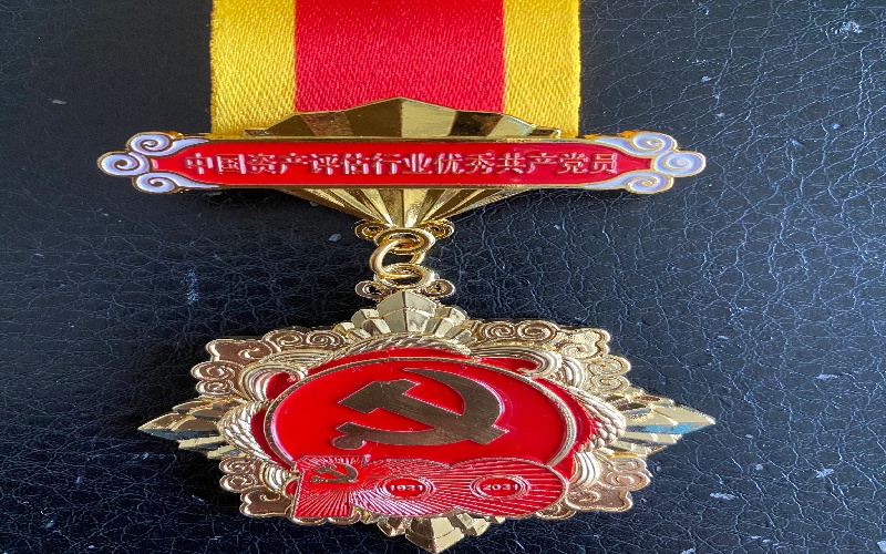 舒开良-中国资产评估行业党委优秀共产党员奖章
