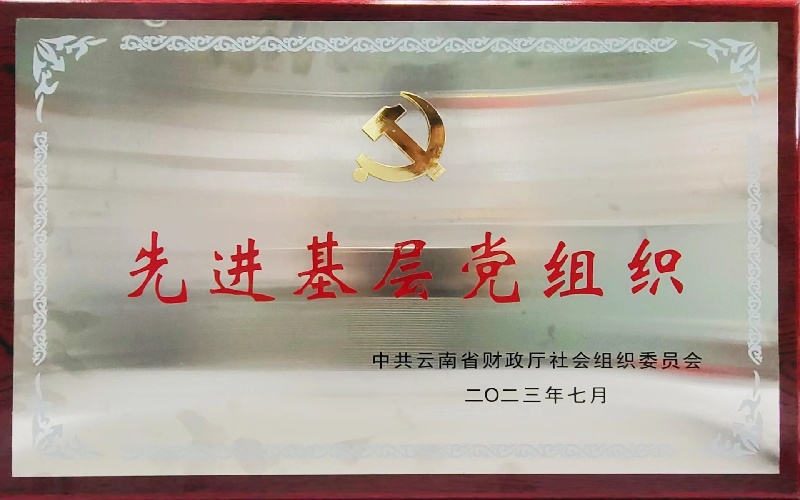 省财政厅社会组织党委2023年“先进基层党组织”
